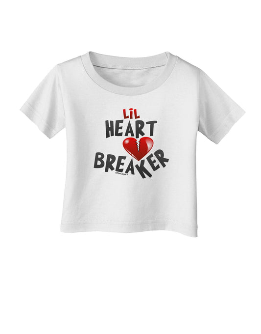 Lil Heart Breaker Infant T-Shirt-Infant T-Shirt-TooLoud-White-06-Months-Davson Sales