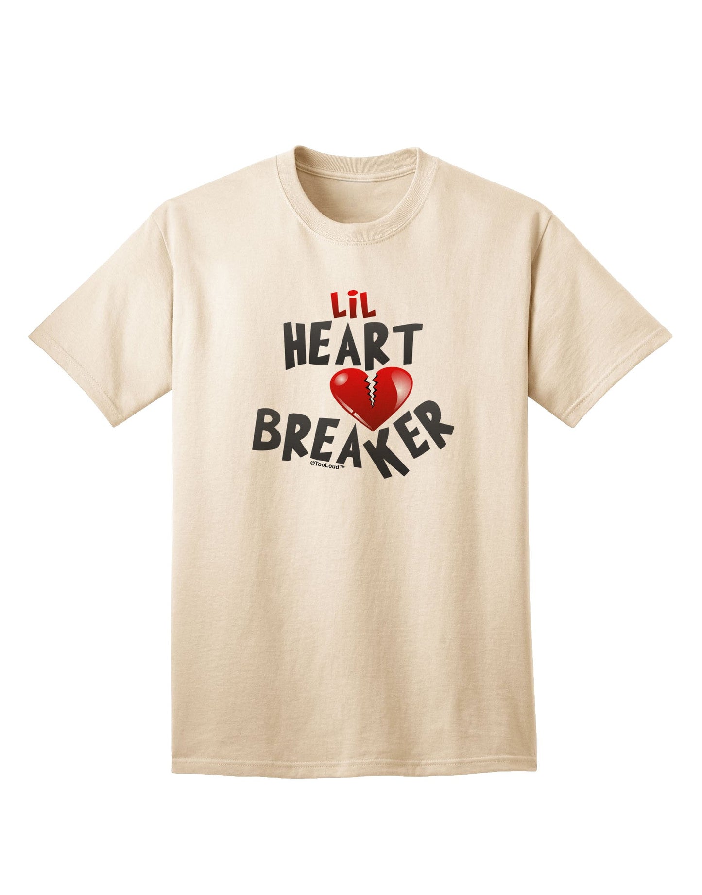 Lil Heart Breaker - Premium Adult T-Shirt for Contemporary Fashion Enthusiasts-Mens T-shirts-TooLoud-Natural-Small-Davson Sales