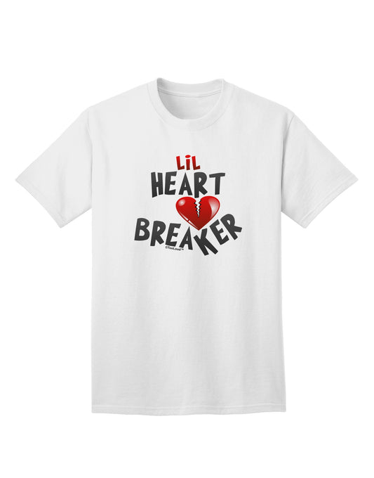 Lil Heart Breaker - Premium Adult T-Shirt for Contemporary Fashion Enthusiasts-Mens T-shirts-TooLoud-White-Small-Davson Sales