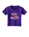 Lil Heart Breaker Toddler T-Shirt Dark-Toddler T-Shirt-TooLoud-Purple-2T-Davson Sales