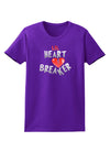 Lil Heart Breaker Womens Dark T-Shirt-TooLoud-Purple-X-Small-Davson Sales