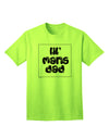 Lil Mans Dad Adult T-Shirt by TooLoud-Mens T-shirts-TooLoud-Neon-Green-Small-Davson Sales