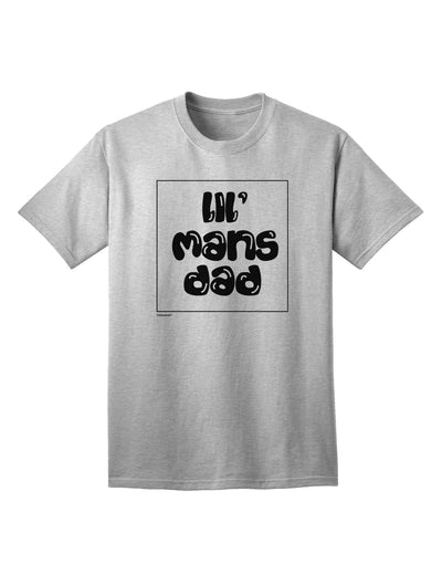 Lil Mans Dad Adult T-Shirt by TooLoud-Mens T-shirts-TooLoud-AshGray-Small-Davson Sales