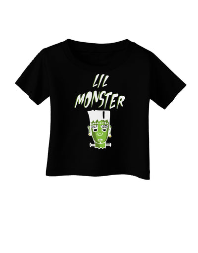 Lil Monster Frankenstenstein Infant T-Shirt-Infant T-Shirt-TooLoud-Black-06-Months-Davson Sales