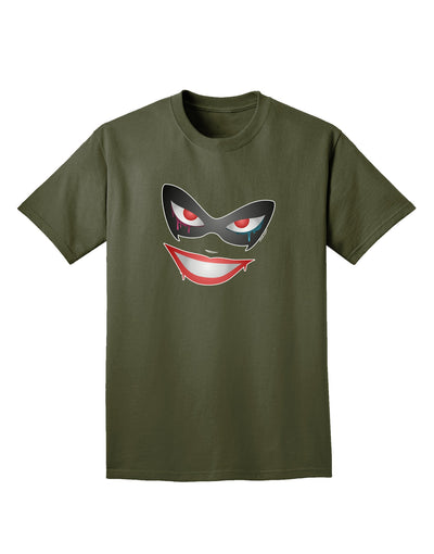 Lil Monster Mask Adult Dark T-Shirt-Mens T-Shirt-TooLoud-Military-Green-Small-Davson Sales