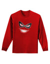 Lil Monster Mask Adult Long Sleeve Dark T-Shirt-TooLoud-Red-Small-Davson Sales