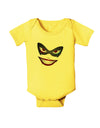 Lil Monster Mask Baby Romper Bodysuit-Baby Romper-TooLoud-Yellow-06-Months-Davson Sales