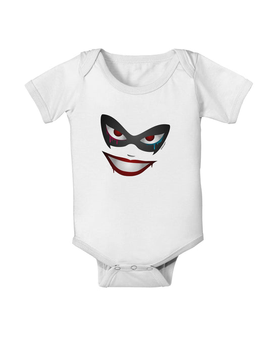 Lil Monster Mask Baby Romper Bodysuit-Baby Romper-TooLoud-White-06-Months-Davson Sales