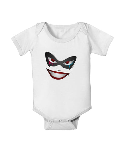 Lil Monster Mask Baby Romper Bodysuit-Baby Romper-TooLoud-White-06-Months-Davson Sales
