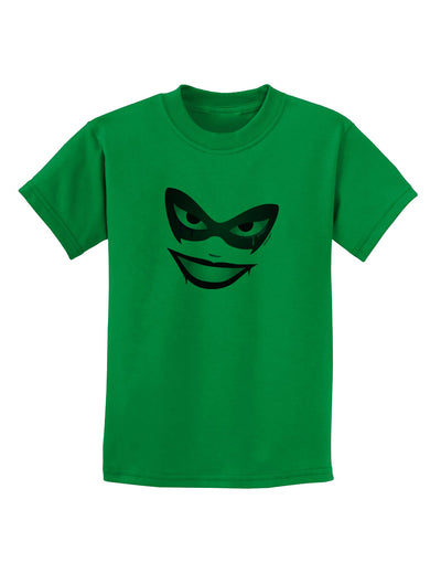 Lil Monster Mask Childrens T-Shirt-Childrens T-Shirt-TooLoud-Kelly-Green-X-Small-Davson Sales