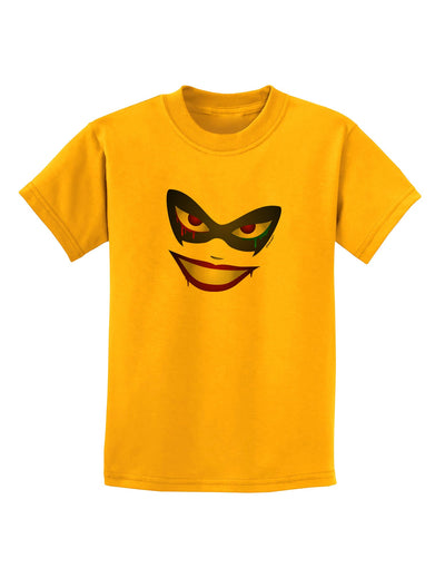 Lil Monster Mask Childrens T-Shirt-Childrens T-Shirt-TooLoud-Gold-X-Small-Davson Sales
