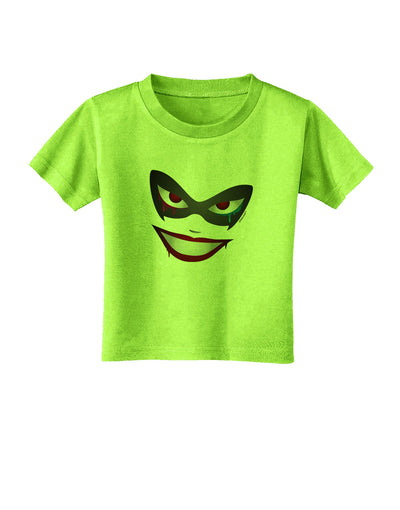 Lil Monster Mask Toddler T-Shirt-Toddler T-Shirt-TooLoud-Lime-Green-2T-Davson Sales