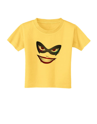 Lil Monster Mask Toddler T-Shirt-Toddler T-Shirt-TooLoud-Yellow-2T-Davson Sales