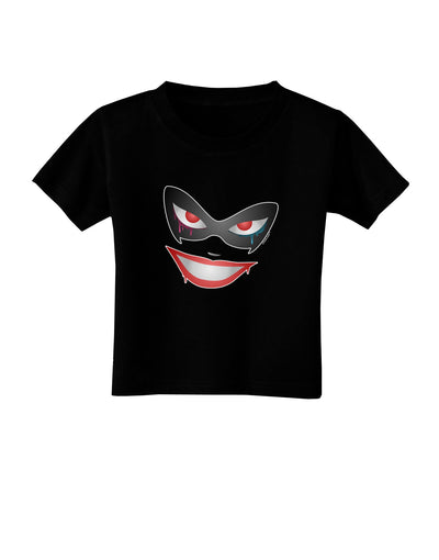 Lil Monster Mask Toddler T-Shirt Dark-Toddler T-Shirt-TooLoud-Black-2T-Davson Sales