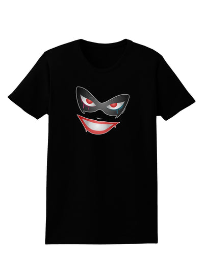 Lil Monster Mask Womens Dark T-Shirt-TooLoud-Black-X-Small-Davson Sales