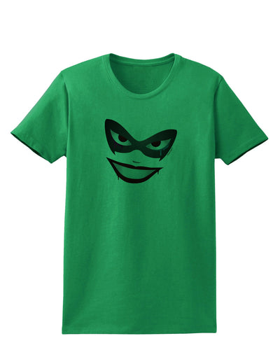 Lil Monster Mask Womens T-Shirt-Womens T-Shirt-TooLoud-Kelly-Green-X-Small-Davson Sales