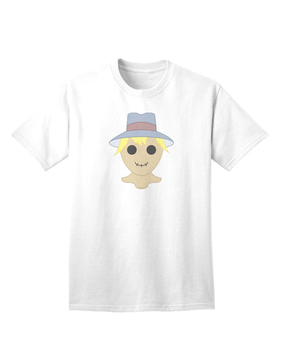 Lil Scarecrow Adult T-Shirt - A Charming Addition to Your Autumn Wardrobe-Mens T-shirts-TooLoud-White-Small-Davson Sales