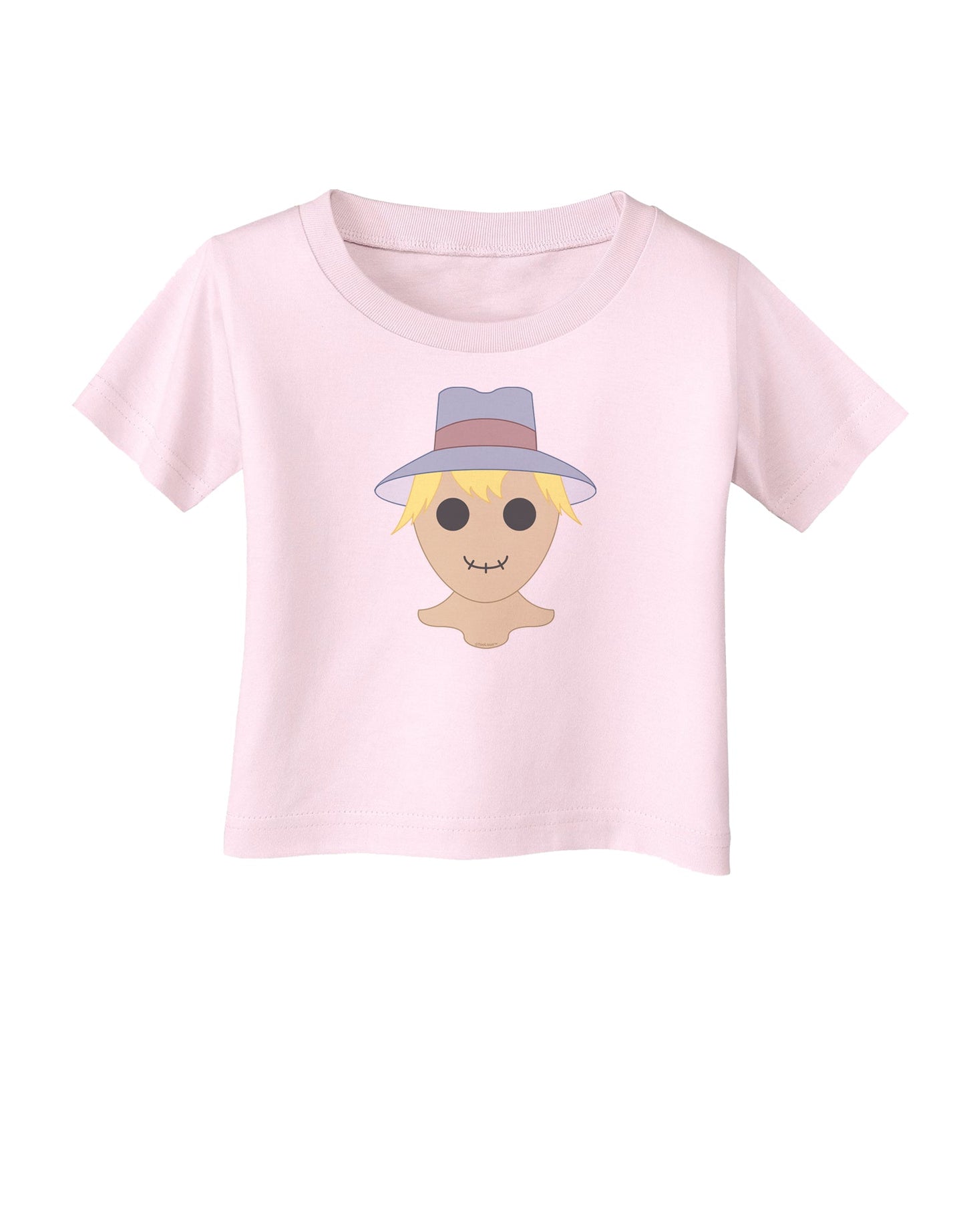 Lil Scarecrow Infant T-Shirt-Infant T-Shirt-TooLoud-Light-Pink-06-Months-Davson Sales