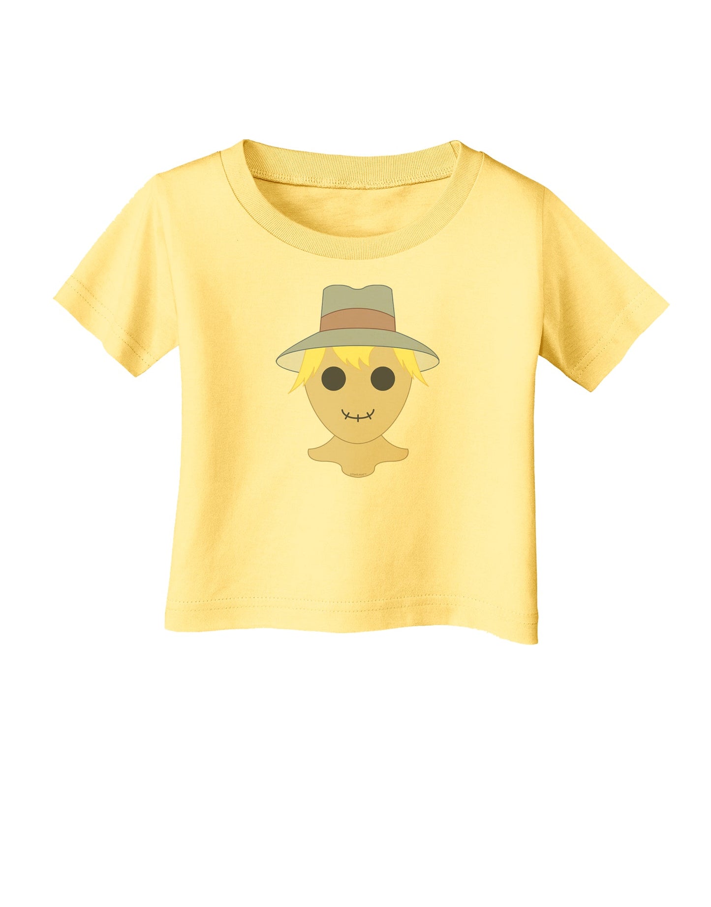 Lil Scarecrow Infant T-Shirt-Infant T-Shirt-TooLoud-Daffodil-Yellow-06-Months-Davson Sales
