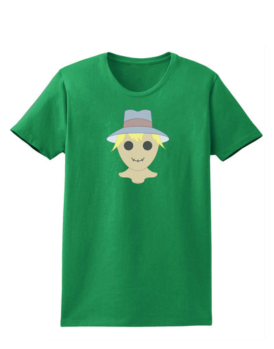 Lil Scarecrow Womens Dark T-Shirt-TooLoud-Kelly-Green-X-Small-Davson Sales