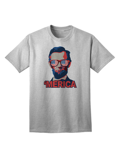 Lincoln Merica Adult T-Shirt-unisex t-shirt-TooLoud-AshGray-Small-Davson Sales