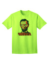 Lincoln Merica Adult T-Shirt-unisex t-shirt-TooLoud-Neon-Green-Small-Davson Sales