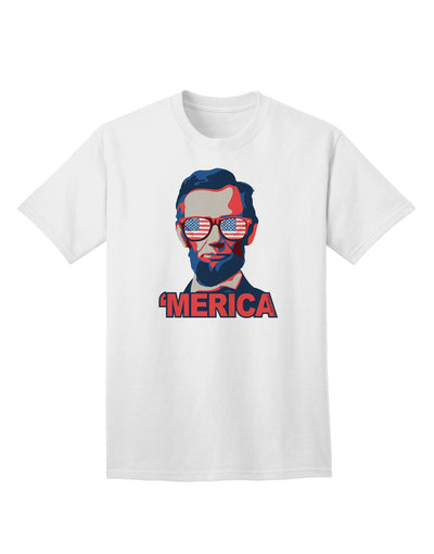 Lincoln Merica Adult T-Shirt-unisex t-shirt-TooLoud-White-Small-Davson Sales