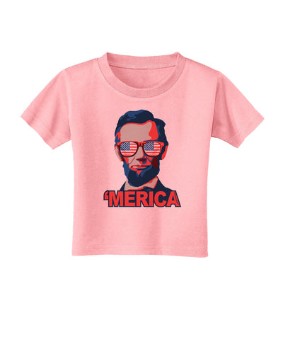 Lincoln Merica Toddler T-Shirt-Toddler T-Shirt-TooLoud-Candy-Pink-2T-Davson Sales