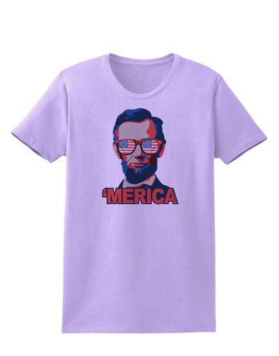 Lincoln Merica Womens T-Shirt-Womens T-Shirt-TooLoud-Lavender-X-Small-Davson Sales