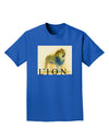 Lion Watercolor 1 Text Adult Dark T-Shirt-Mens T-Shirt-TooLoud-Royal-Blue-Small-Davson Sales