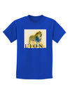 Lion Watercolor 1 Text Childrens Dark T-Shirt-Childrens T-Shirt-TooLoud-Royal-Blue-X-Small-Davson Sales