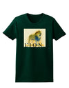 Lion Watercolor 1 Text Womens Dark T-Shirt-TooLoud-Forest-Green-Small-Davson Sales