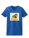 Lion Watercolor 1 Womens Dark T-Shirt-TooLoud-Royal-Blue-X-Small-Davson Sales