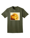 Lion Watercolor 3 Adult Dark T-Shirt-Mens T-Shirt-TooLoud-Military-Green-Small-Davson Sales