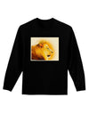 Lion Watercolor 3 Adult Long Sleeve Dark T-Shirt-TooLoud-Black-Small-Davson Sales