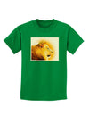 Lion Watercolor 3 Childrens Dark T-Shirt-Childrens T-Shirt-TooLoud-Kelly-Green-X-Small-Davson Sales