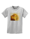 Lion Watercolor 3 Childrens T-Shirt-Childrens T-Shirt-TooLoud-AshGray-X-Small-Davson Sales