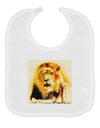 Lion Watercolor 4 Baby Bib