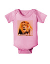 Lion Watercolor 4 Baby Romper Bodysuit-Baby Romper-TooLoud-Pink-06-Months-Davson Sales