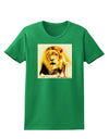 Lion Watercolor 4 Womens Dark T-Shirt-TooLoud-Kelly-Green-X-Small-Davson Sales