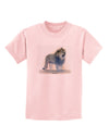 Lion Watercolor B Childrens T-Shirt-Childrens T-Shirt-TooLoud-PalePink-X-Small-Davson Sales