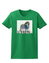 Lion Watercolor B Text Womens Dark T-Shirt-TooLoud-Kelly-Green-X-Small-Davson Sales