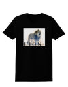 Lion Watercolor B Text Womens Dark T-Shirt-TooLoud-Black-X-Small-Davson Sales