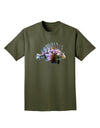 Lionfish Adult Dark T-Shirt-Mens T-Shirt-TooLoud-Military-Green-Small-Davson Sales