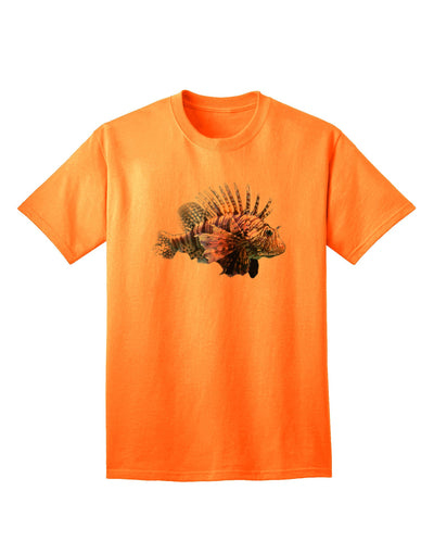 Lionfish Adult T-Shirt: Premium Quality for Discerning Shoppers-Mens T-shirts-TooLoud-Neon-Orange-Small-Davson Sales