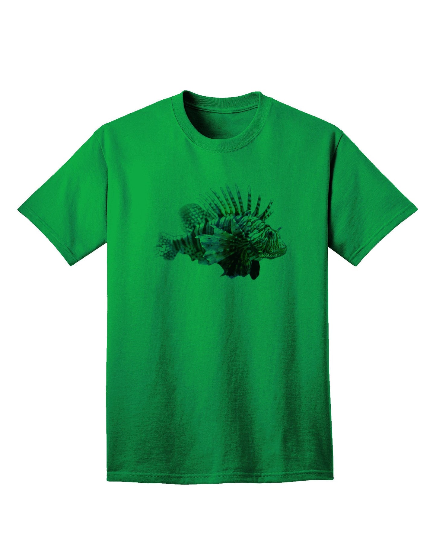 Lionfish Adult T-Shirt: Premium Quality for Discerning Shoppers-Mens T-shirts-TooLoud-Kelly-Green-Small-Davson Sales