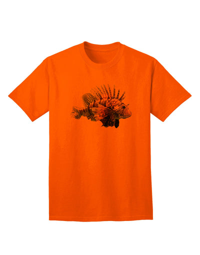 Lionfish Adult T-Shirt: Premium Quality for Discerning Shoppers-Mens T-shirts-TooLoud-Orange-Small-Davson Sales