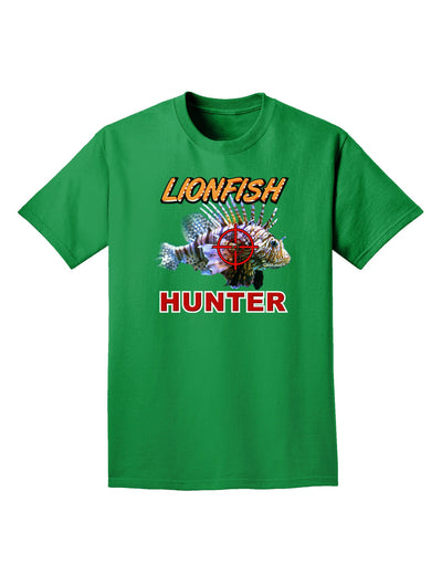 Lionfish Hunter Adult Dark T-Shirt-Mens T-Shirt-TooLoud-Kelly-Green-Small-Davson Sales