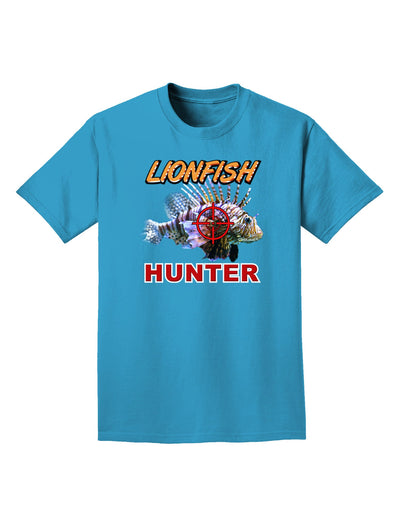 Lionfish Hunter Adult Dark T-Shirt-Mens T-Shirt-TooLoud-Turquoise-Small-Davson Sales