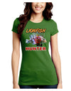 Lionfish Hunter Juniors Crew Dark T-Shirt-T-Shirts Juniors Tops-TooLoud-Kiwi-Green-Juniors Fitted Small-Davson Sales